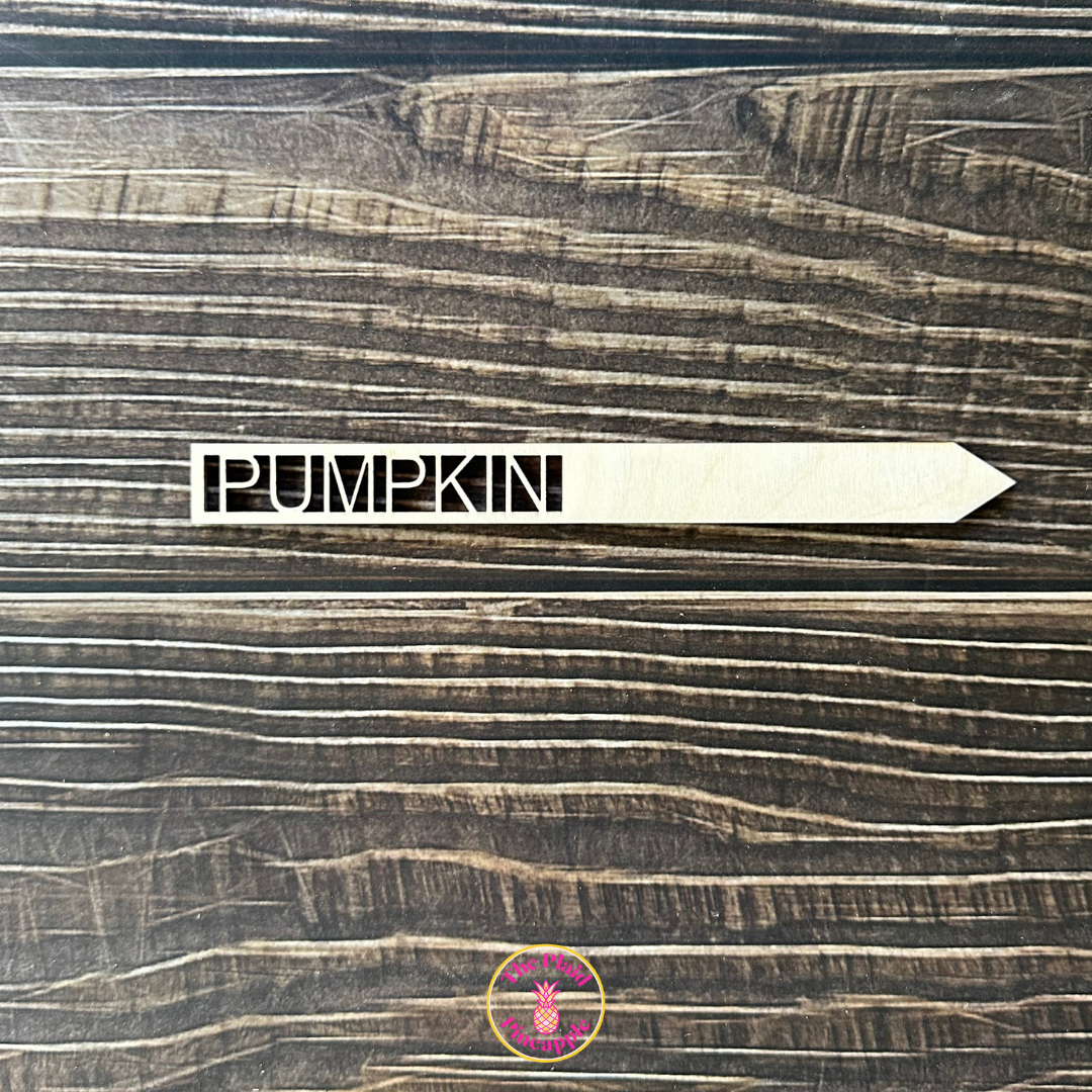 Wooden Garden Markers - 7"