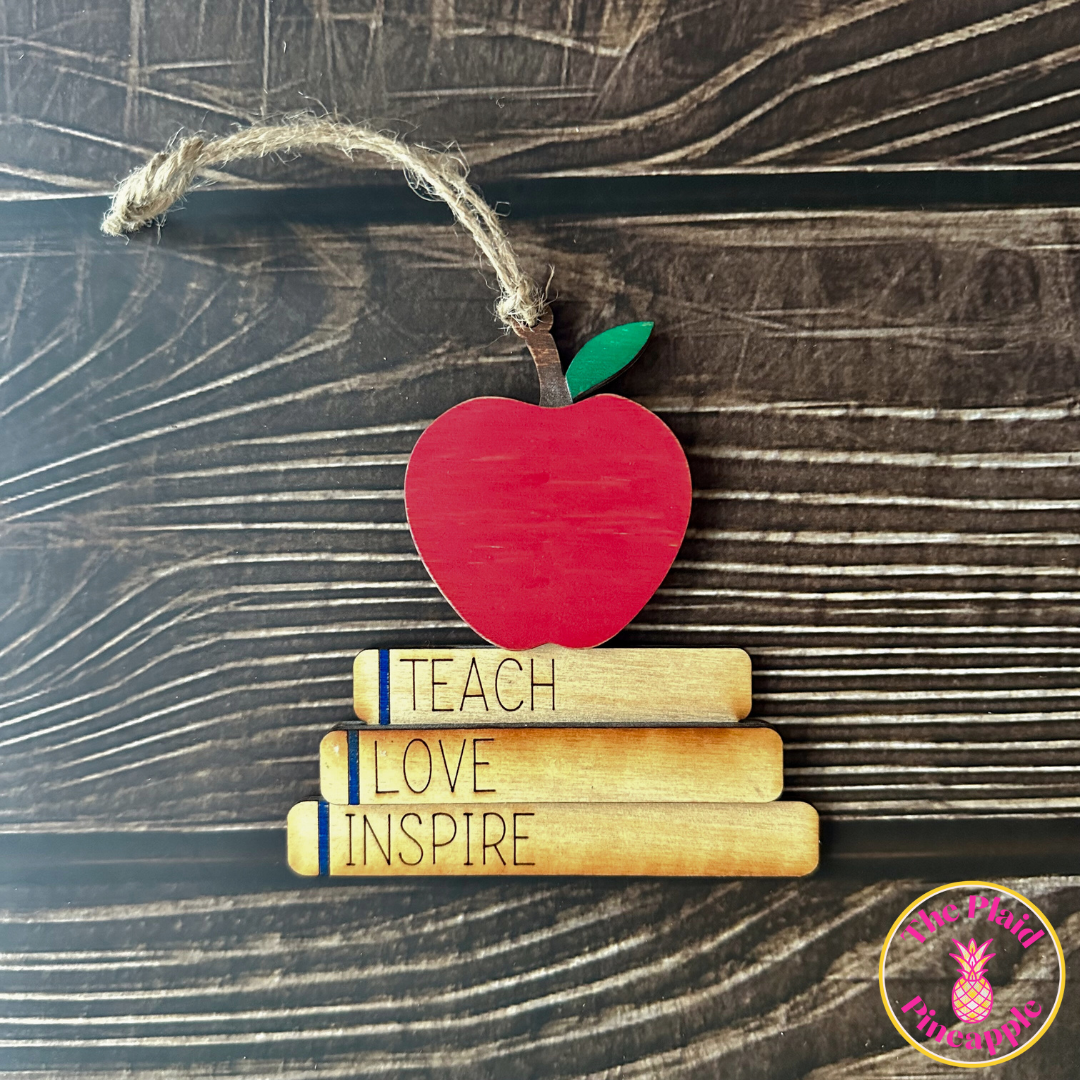 Teach, Love, Inspire Ornament