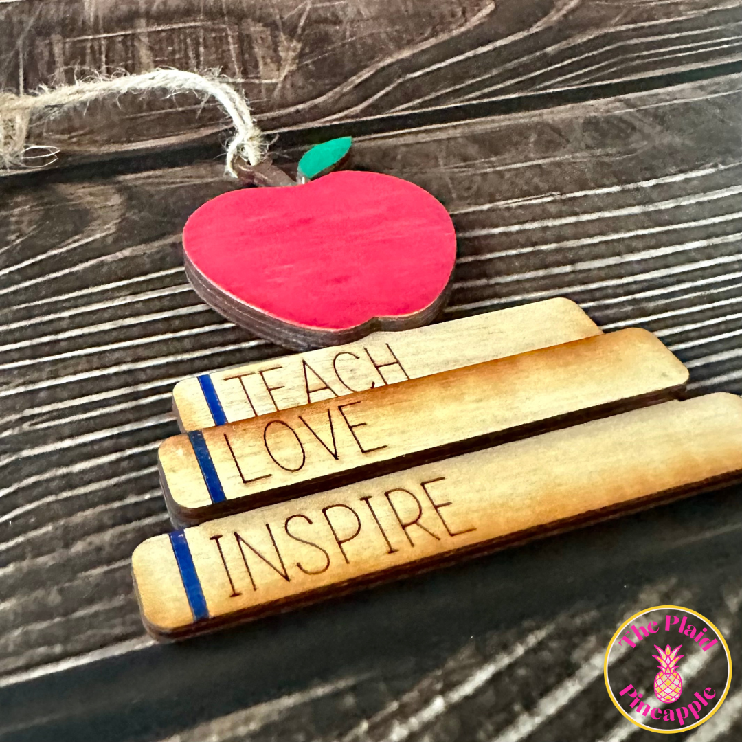 Teach, Love, Inspire Ornament