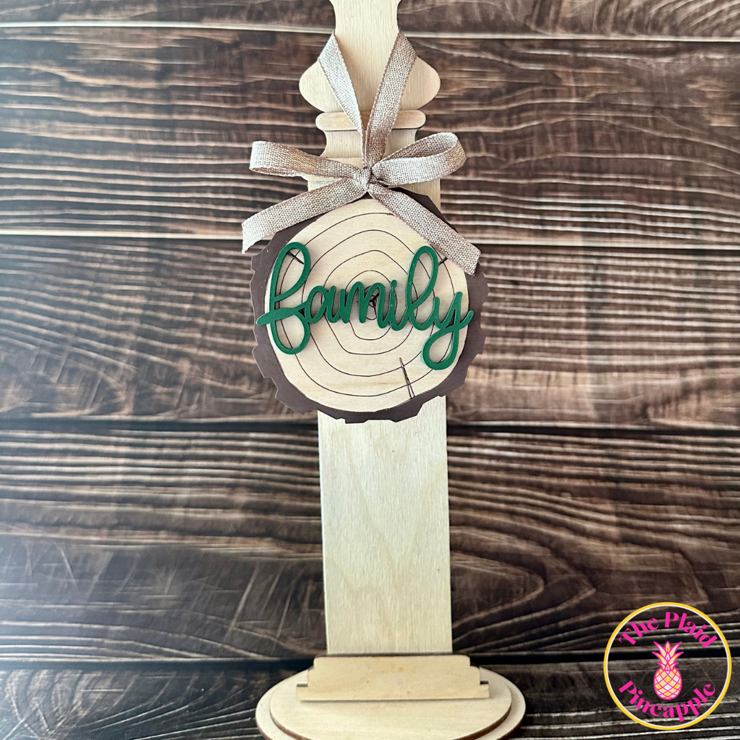 Wood Slice Ornament