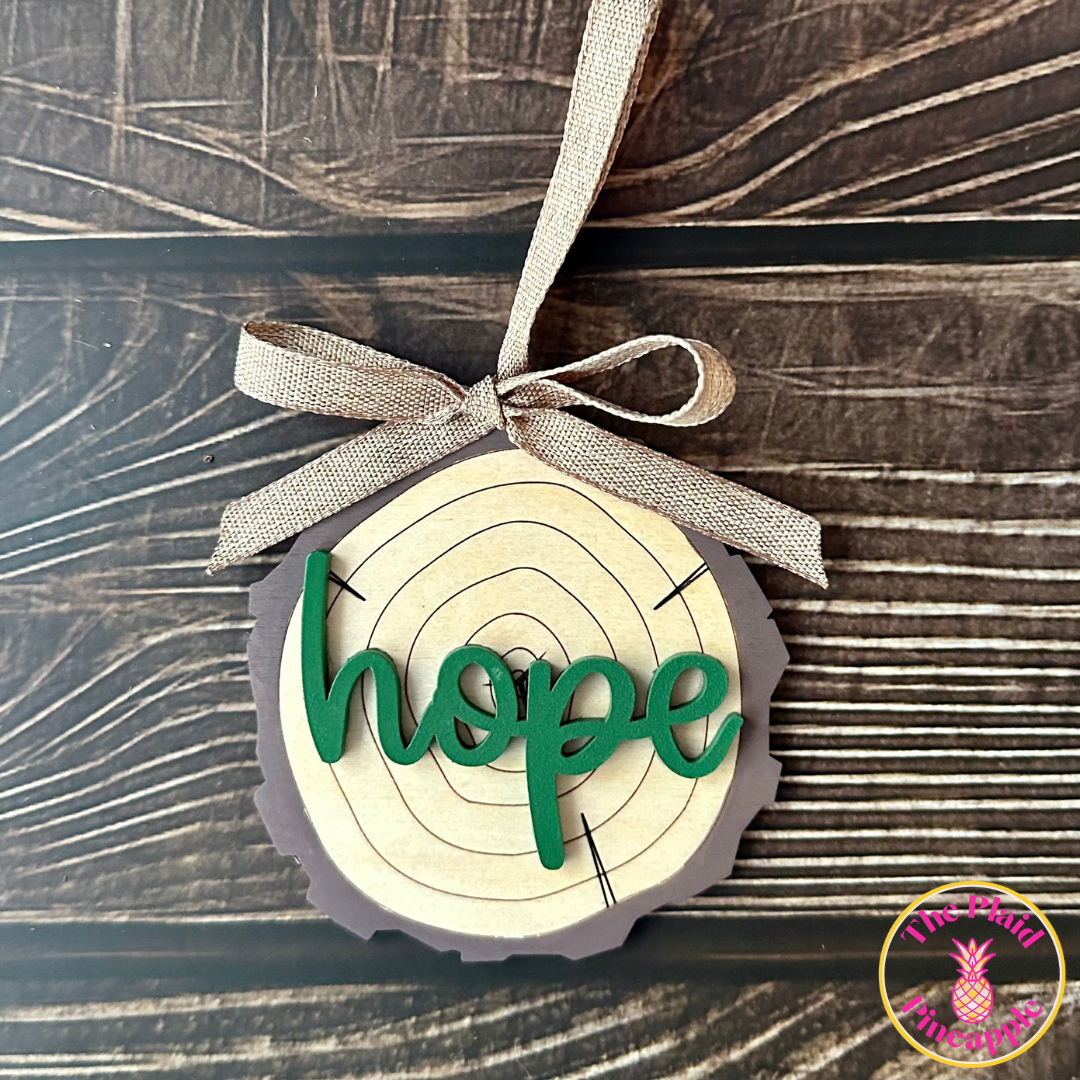 Wood Slice Ornament