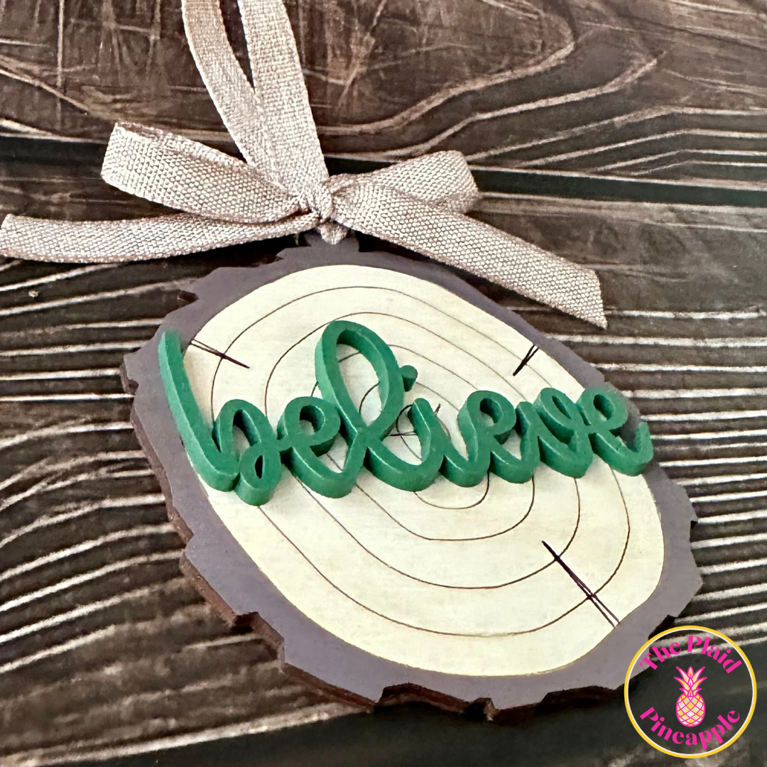 Wood Slice Ornament