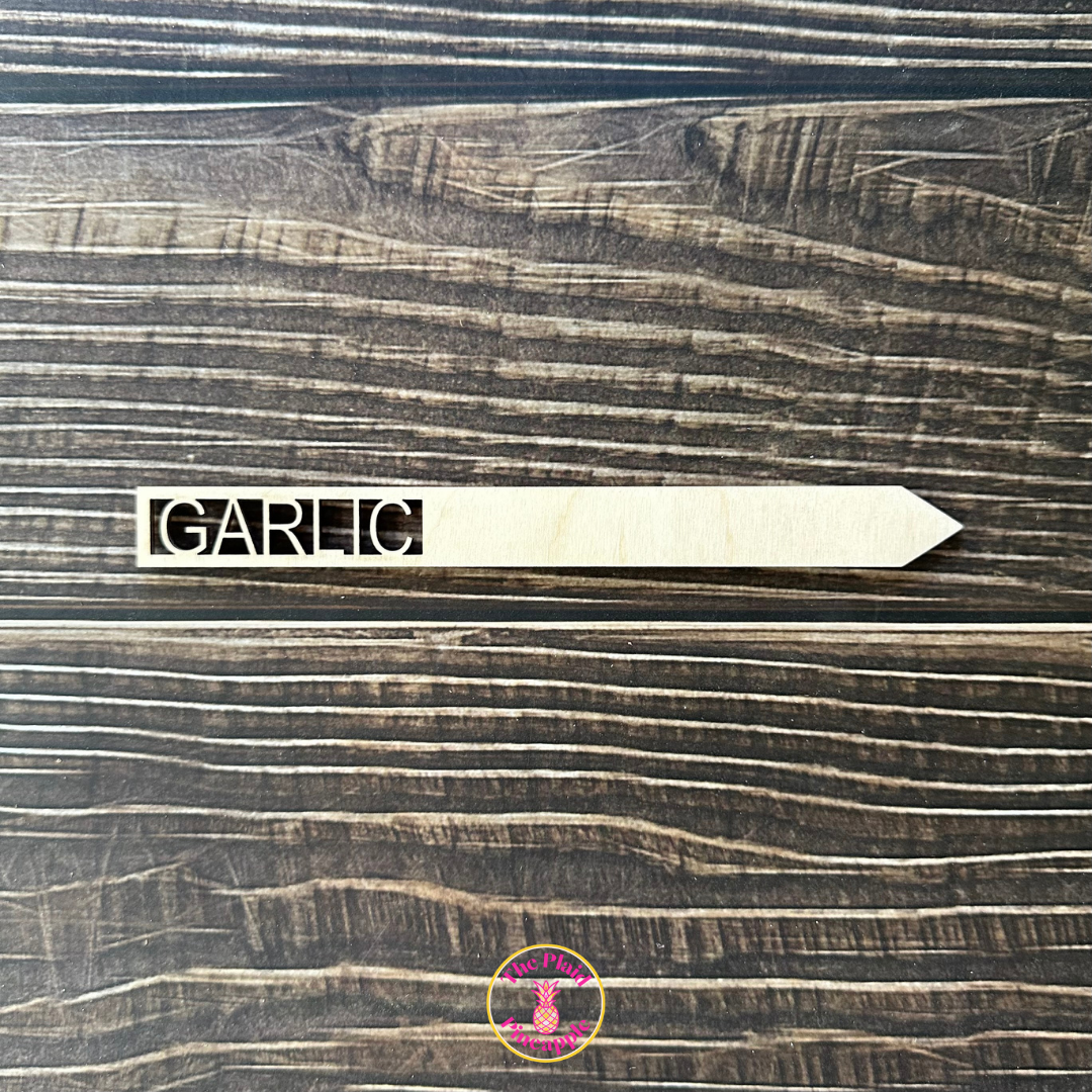 Wooden Garden Markers - 7"