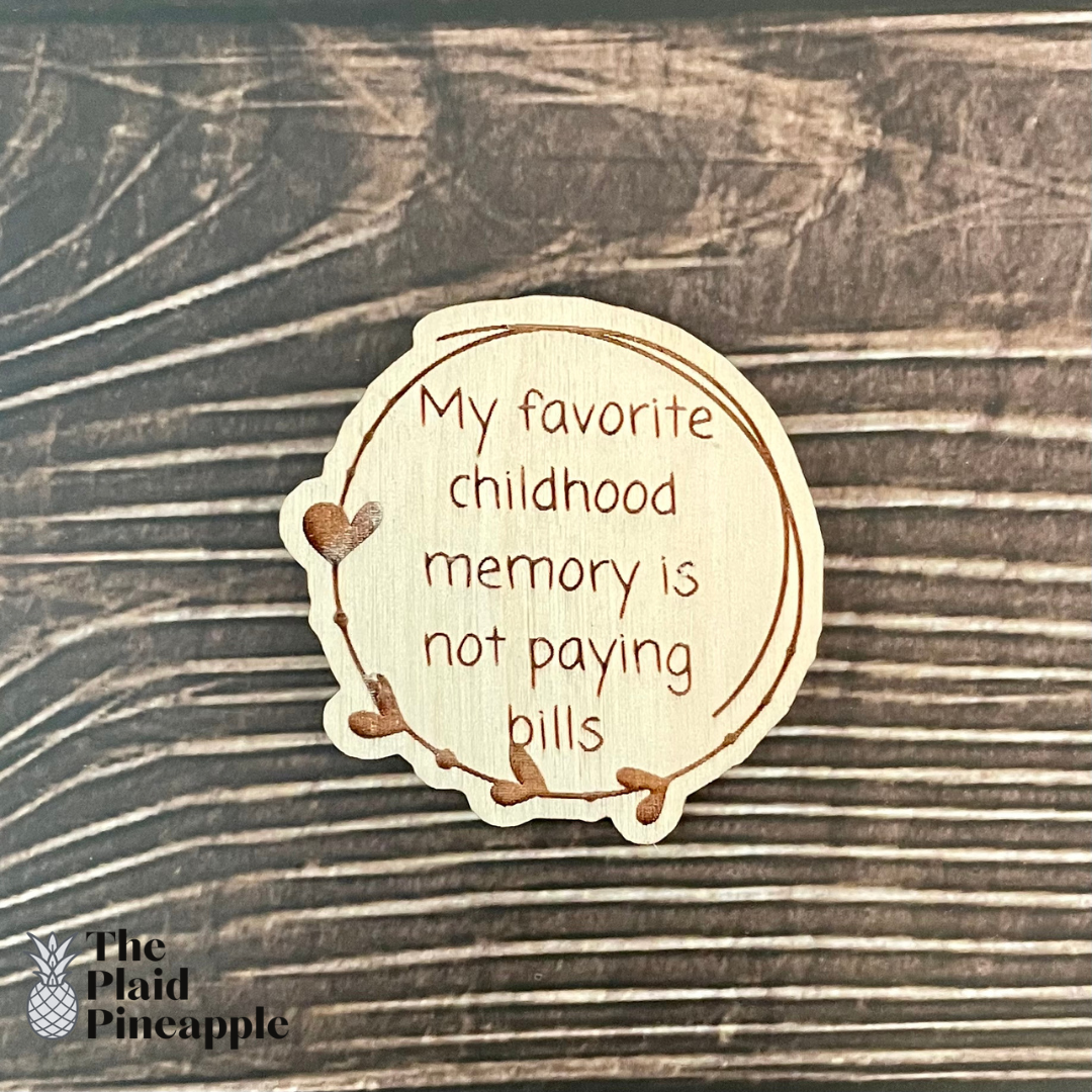 Wooden Magnet - Sarcastic