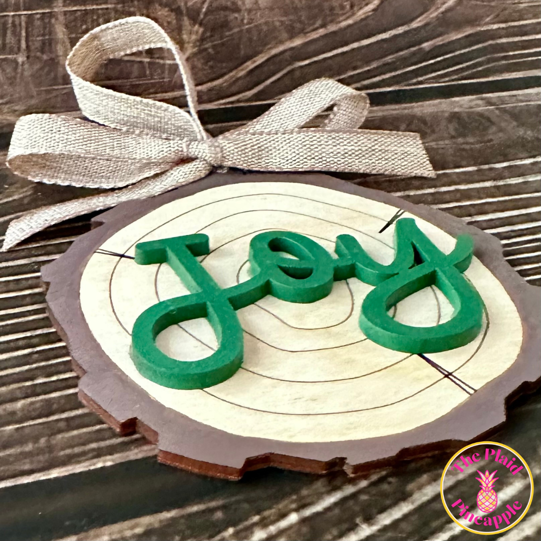 Wood Slice Ornament