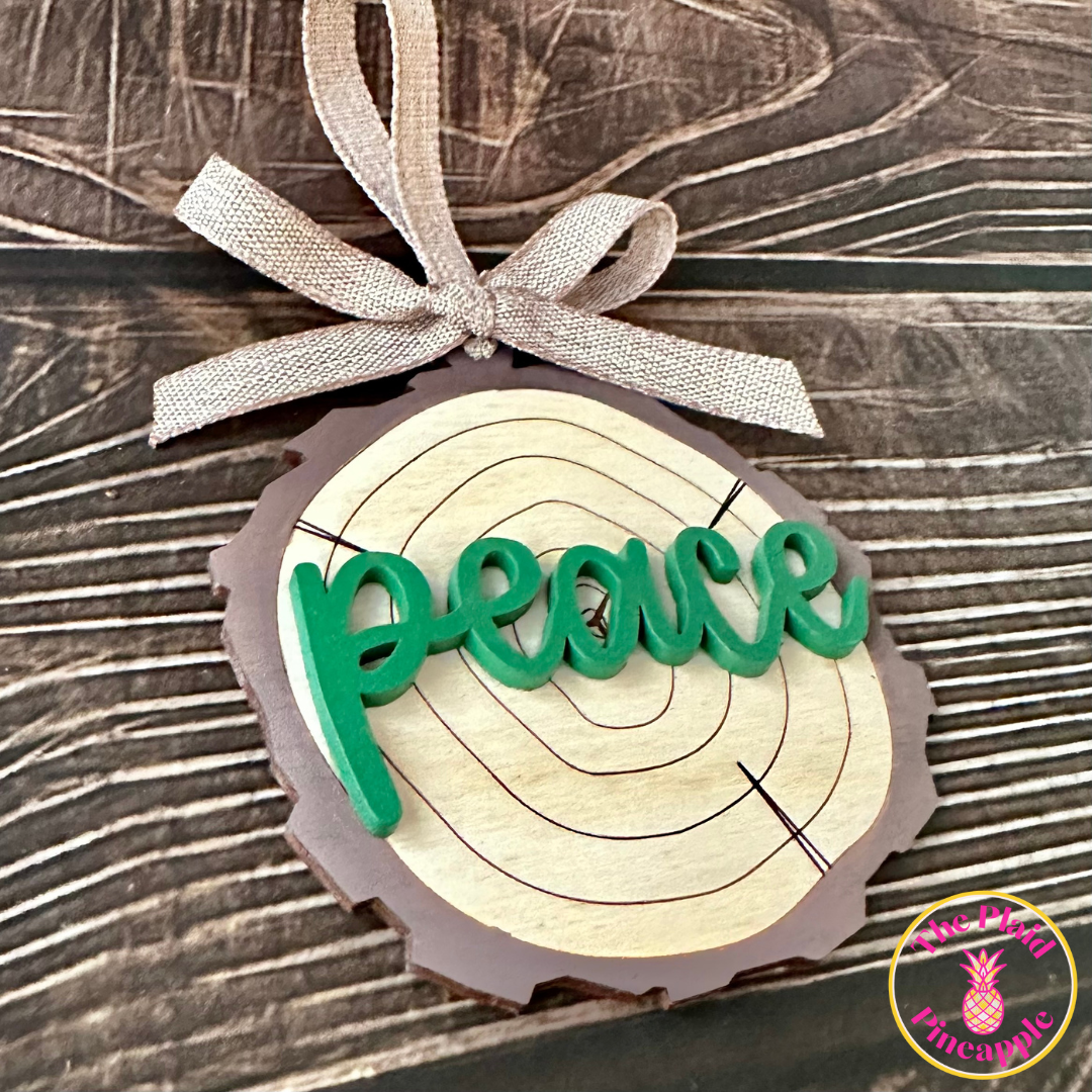 Wood Slice Ornament