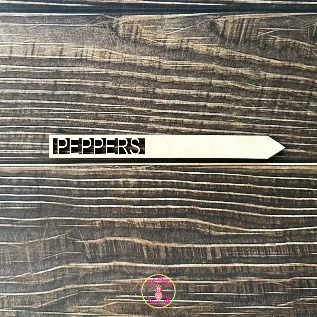Wooden Garden Markers - 7"