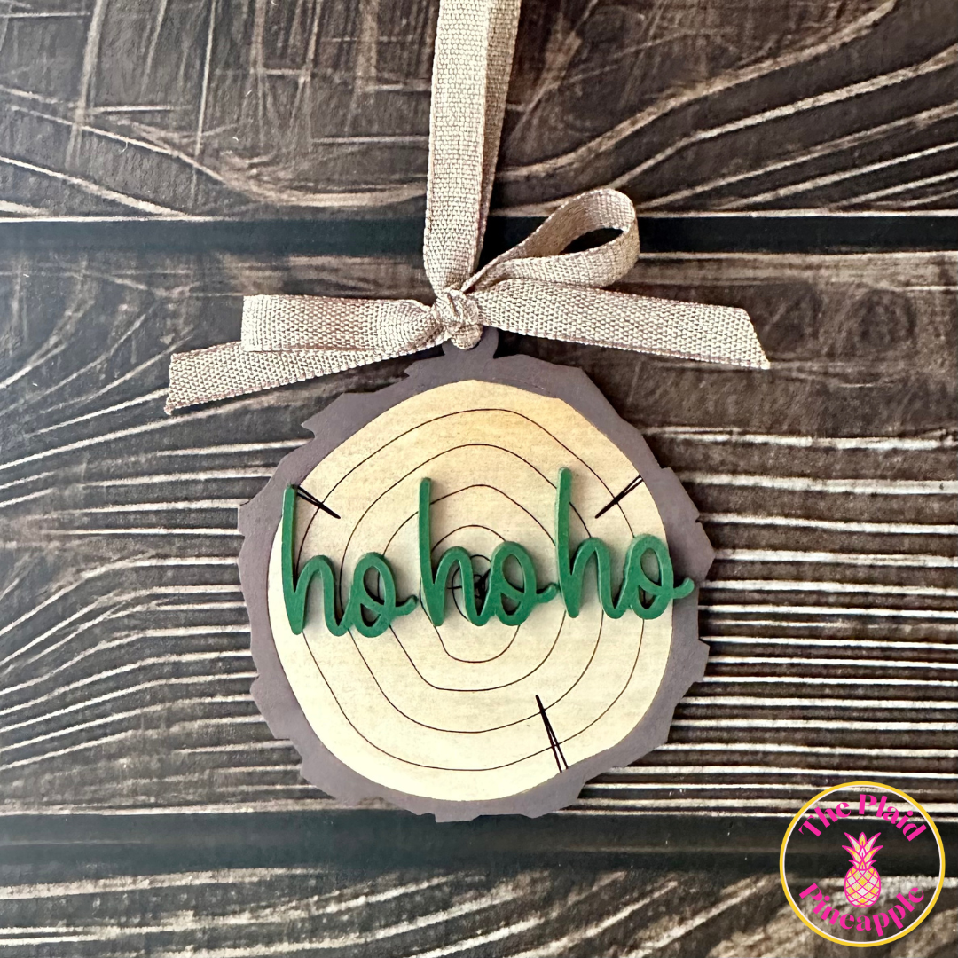 Wood Slice Ornament