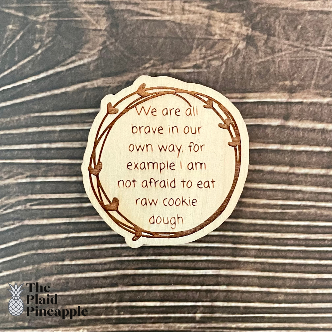 Wooden Magnet - Sarcastic