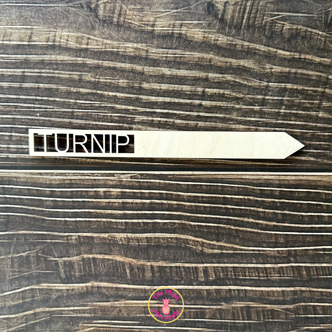 Wooden Garden Markers - 7"