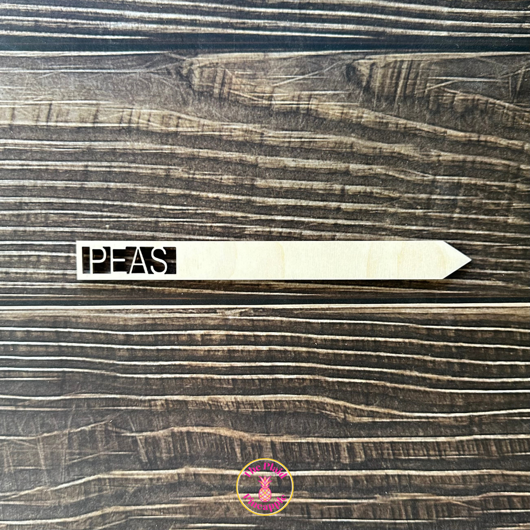Wooden Garden Markers - 7"