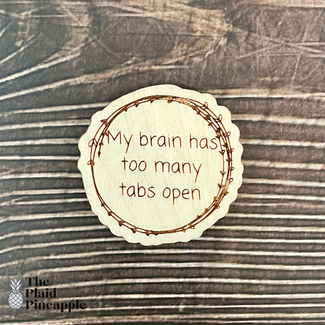 Wooden Magnet - Sarcastic