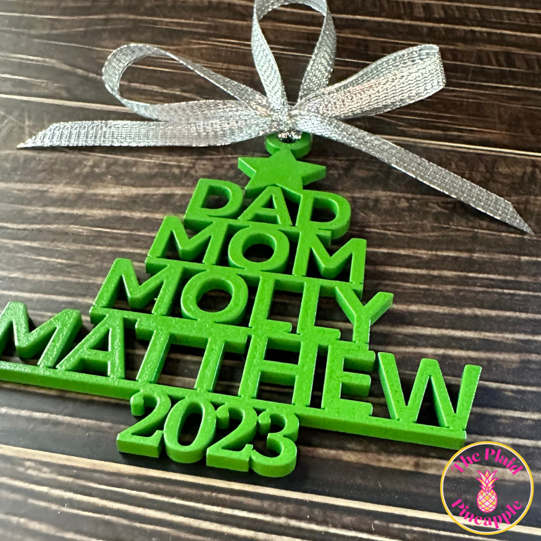 Personalized Family Ornament