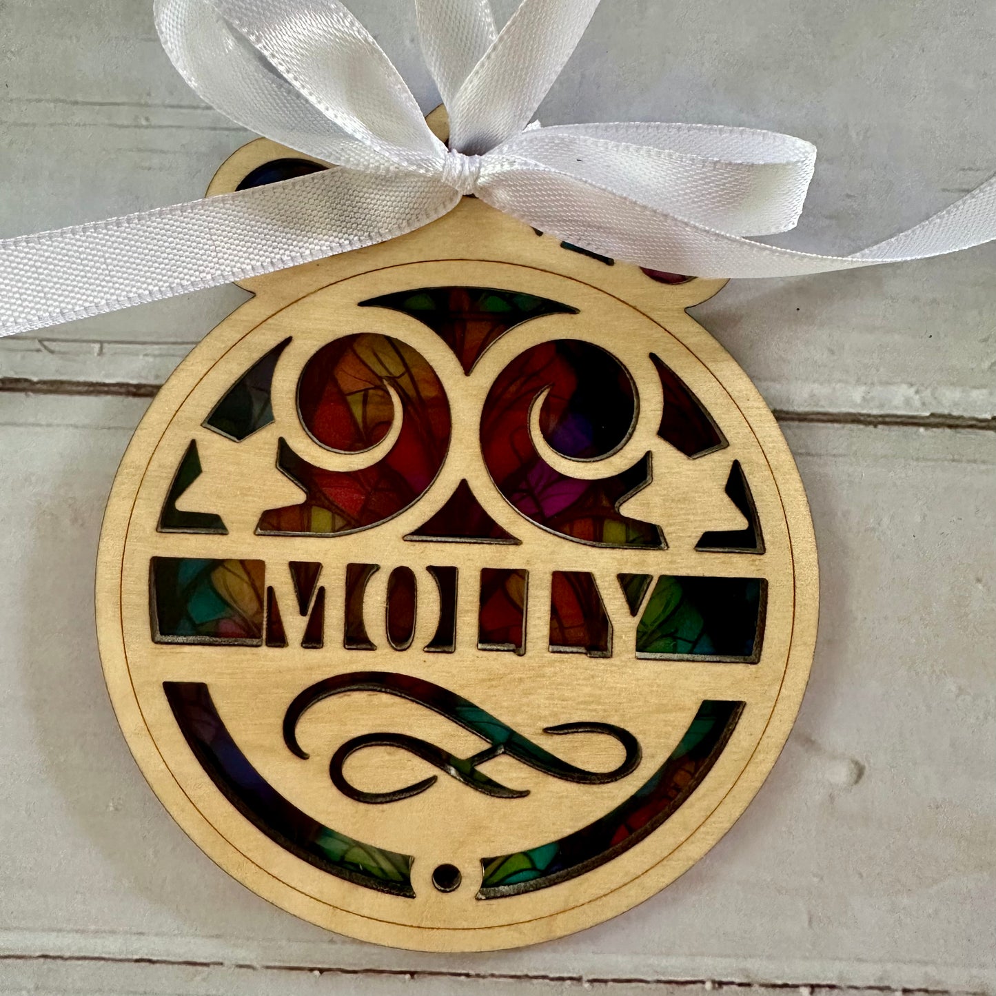 Personalized Wooden Ornament