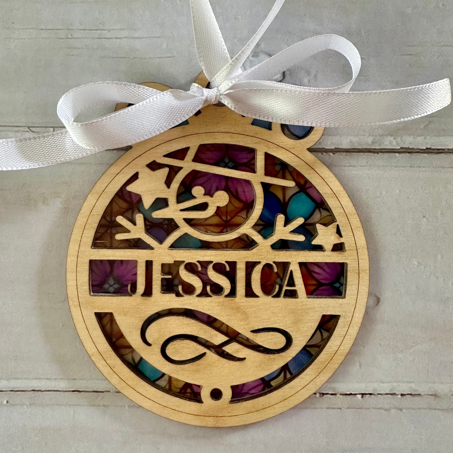 Personalized Wooden Ornament