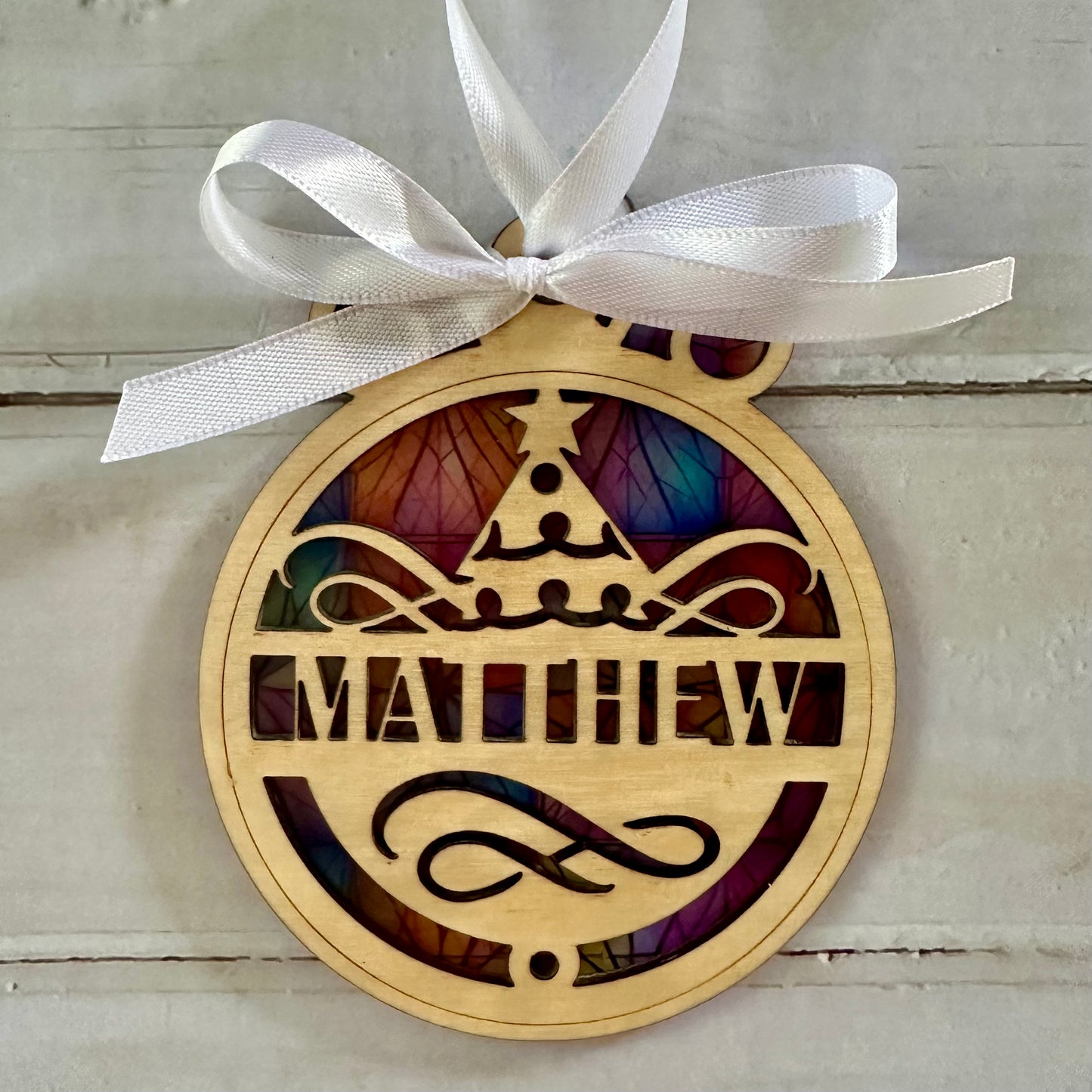 Personalized Wooden Ornament