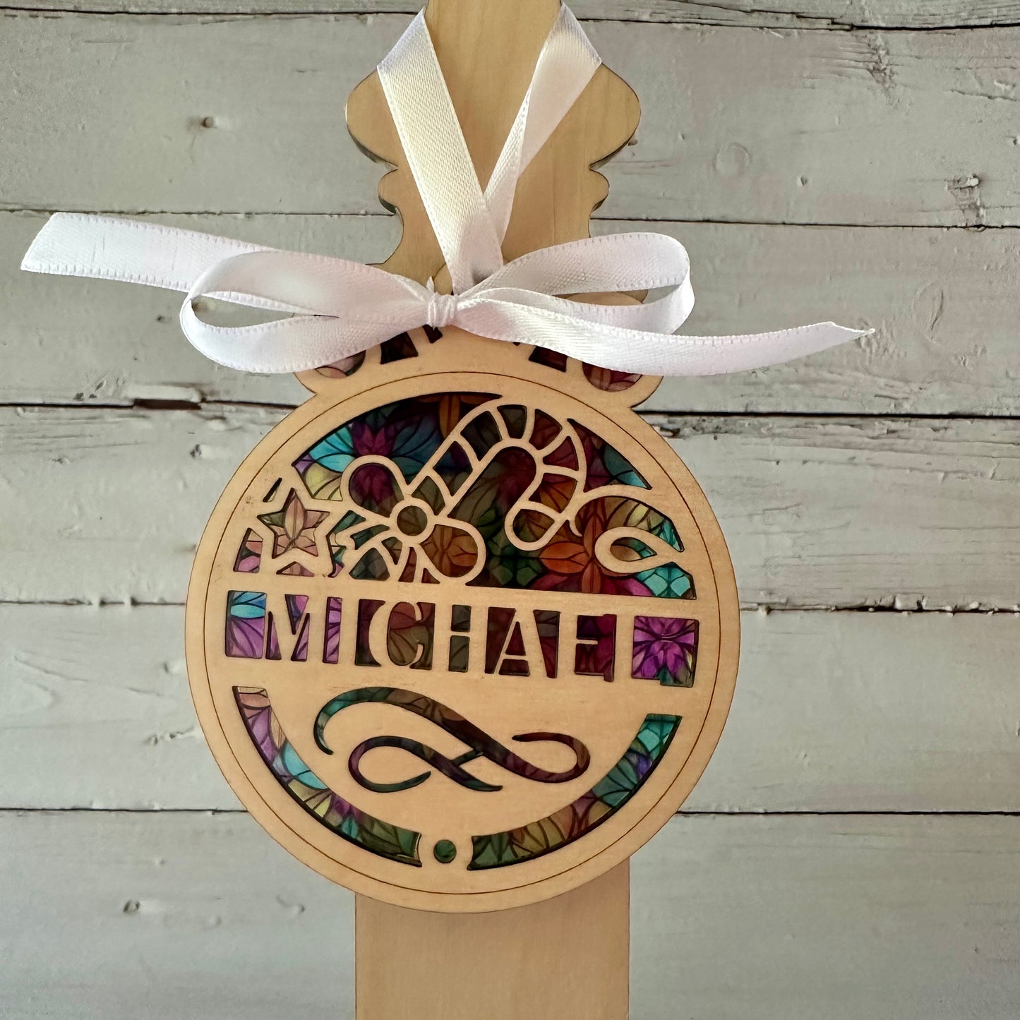 Personalized Wooden Ornament