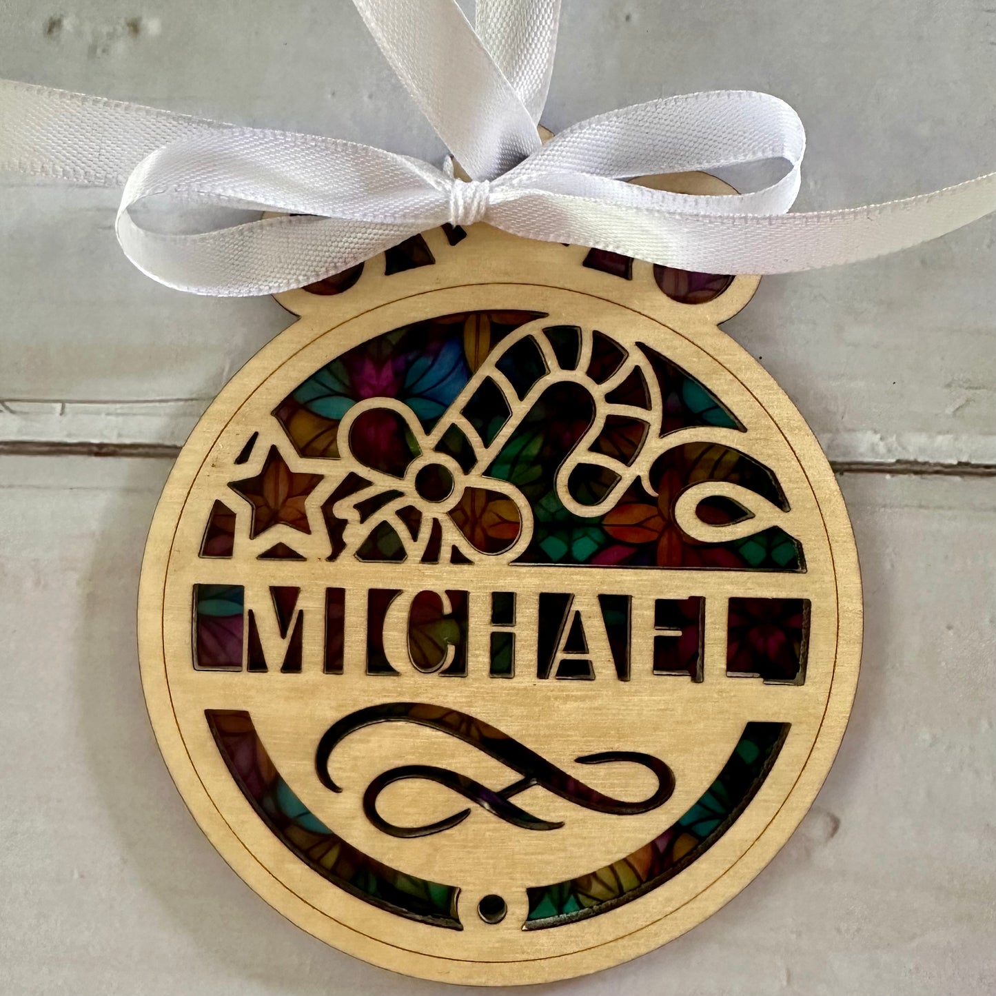 Personalized Wooden Ornament