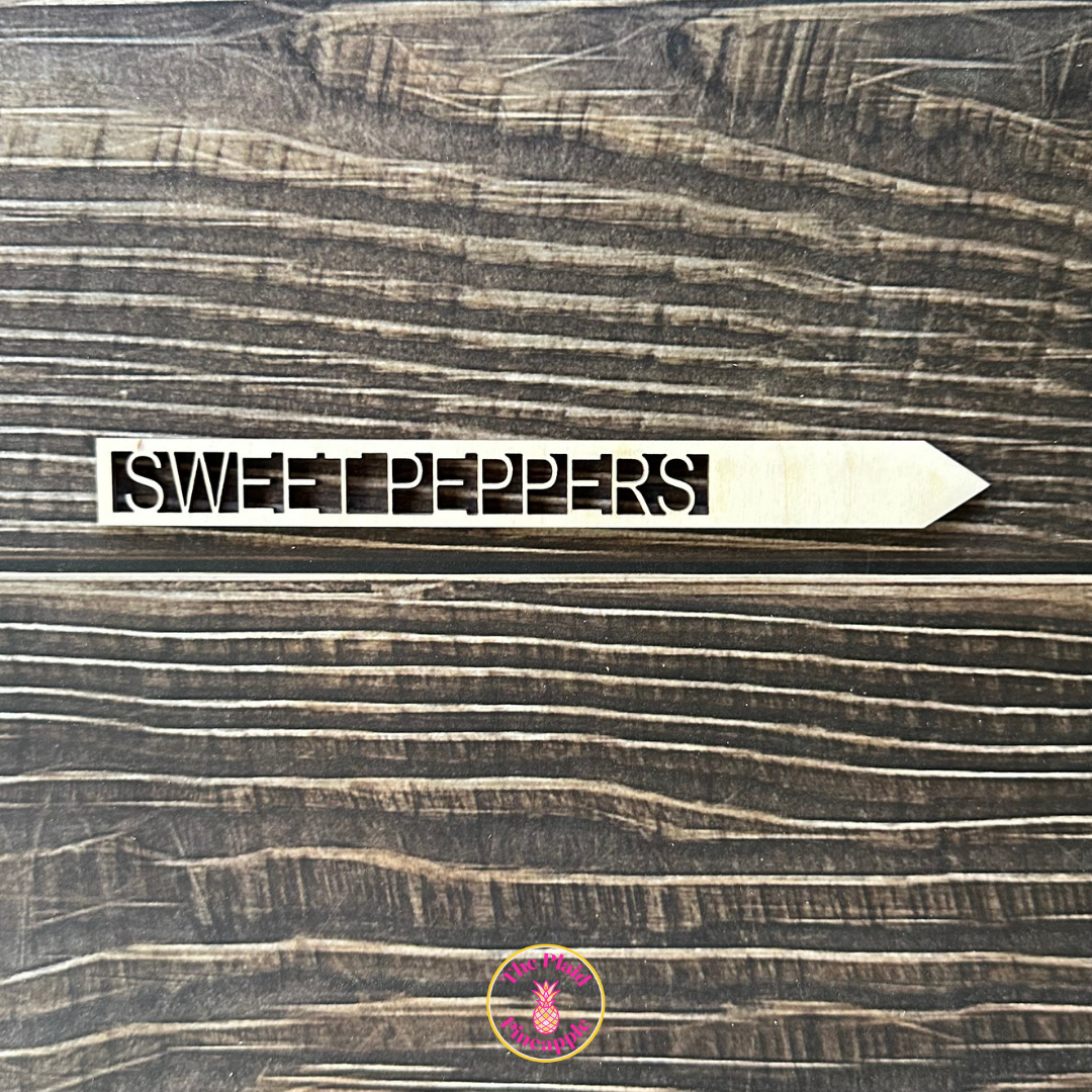 Wooden Garden Markers - 7"