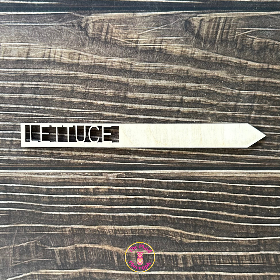 Wooden Garden Markers - 7"