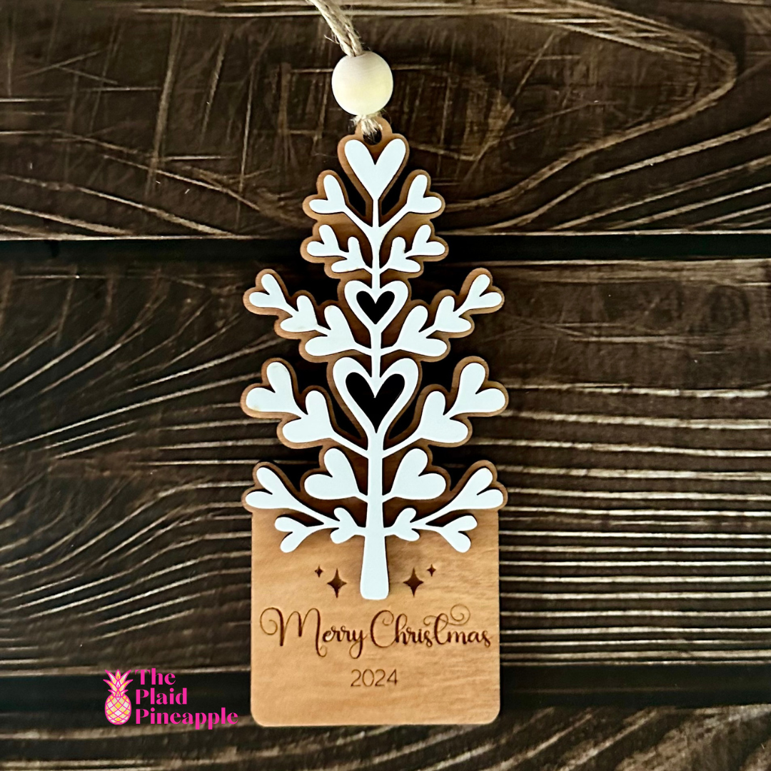 Layered Tree Ornament - 2024
