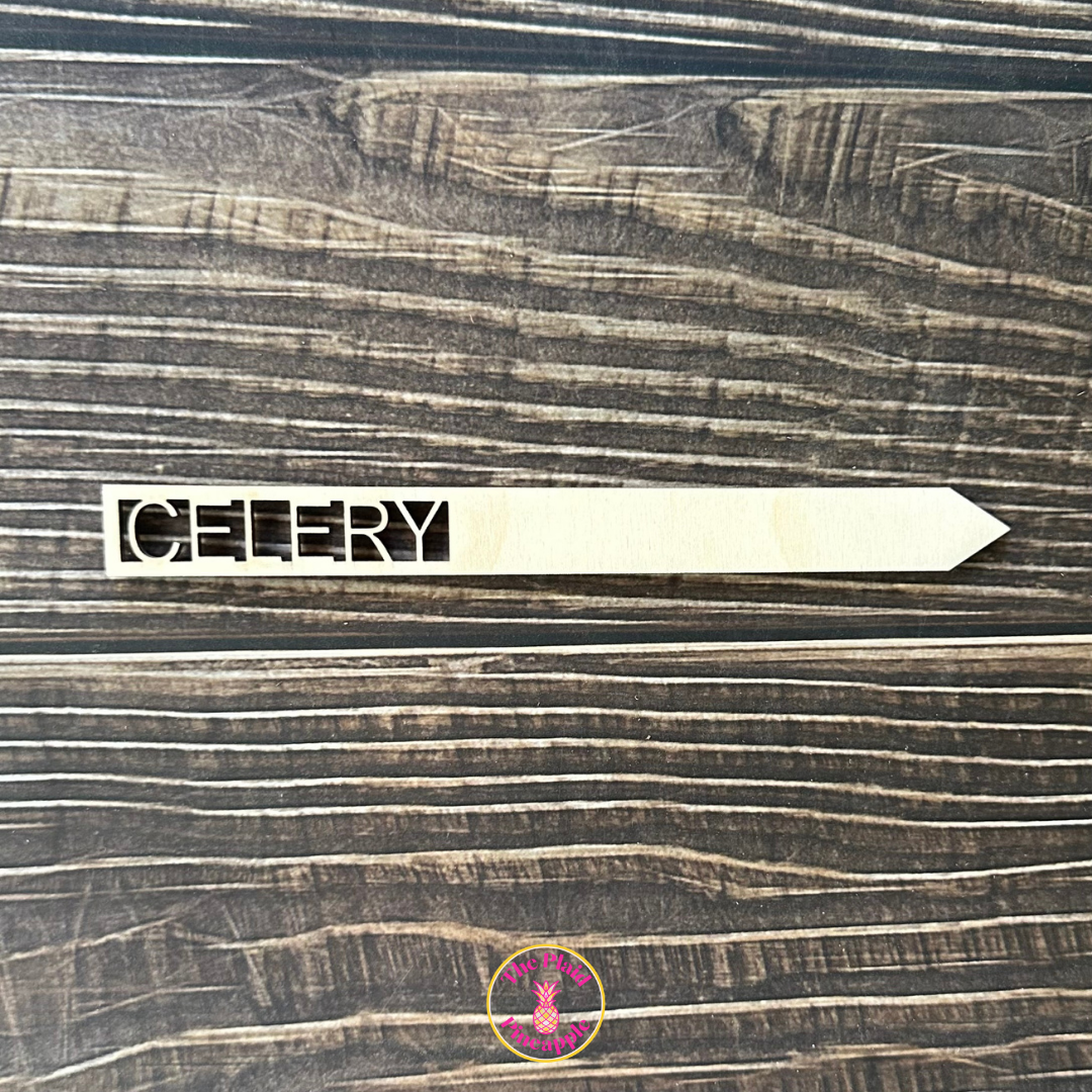 Wooden Garden Markers - 7"