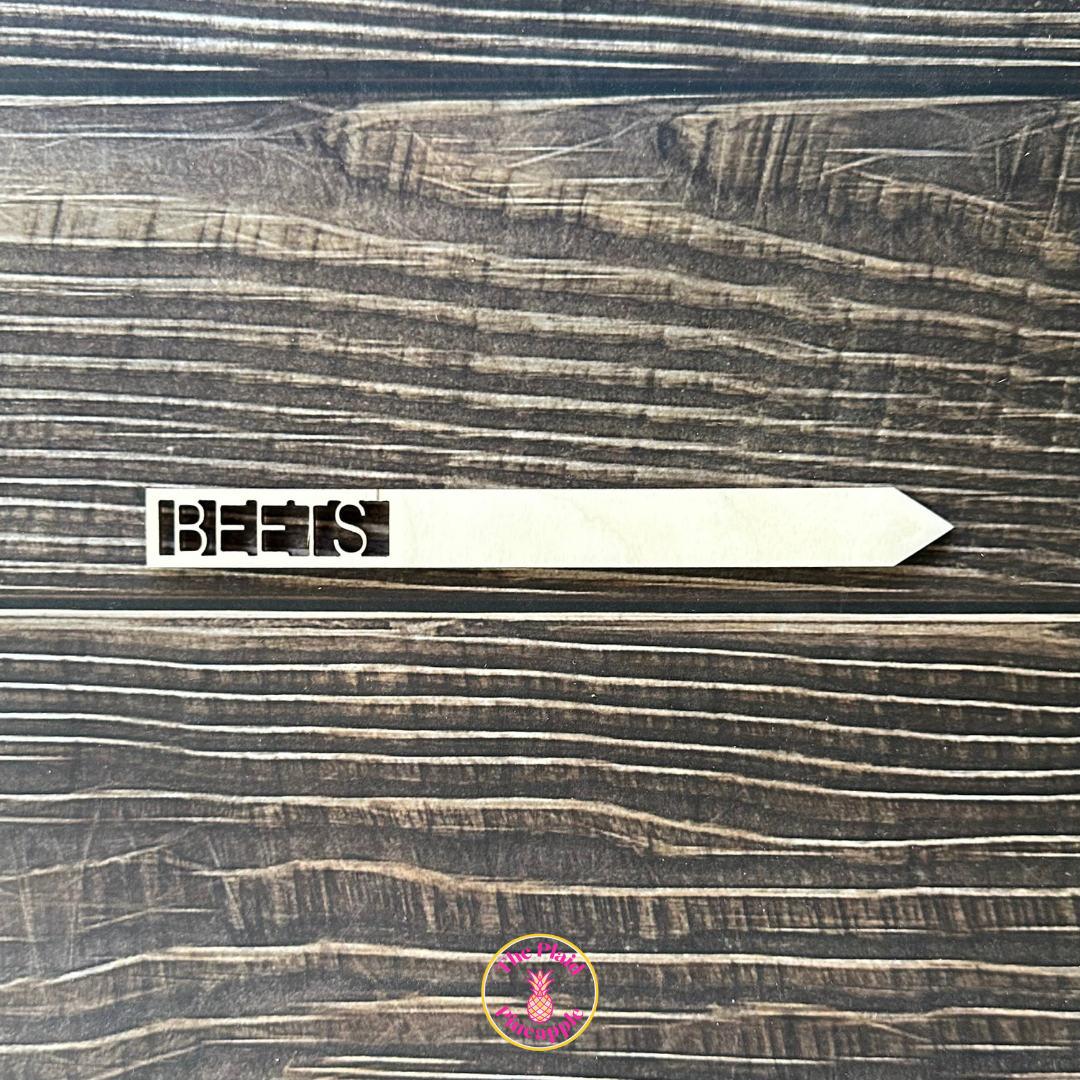 Wooden Garden Markers - 7"