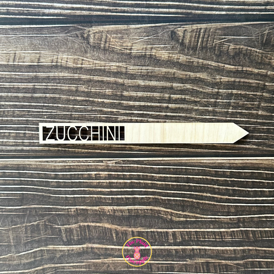 Wooden Garden Markers - 7"