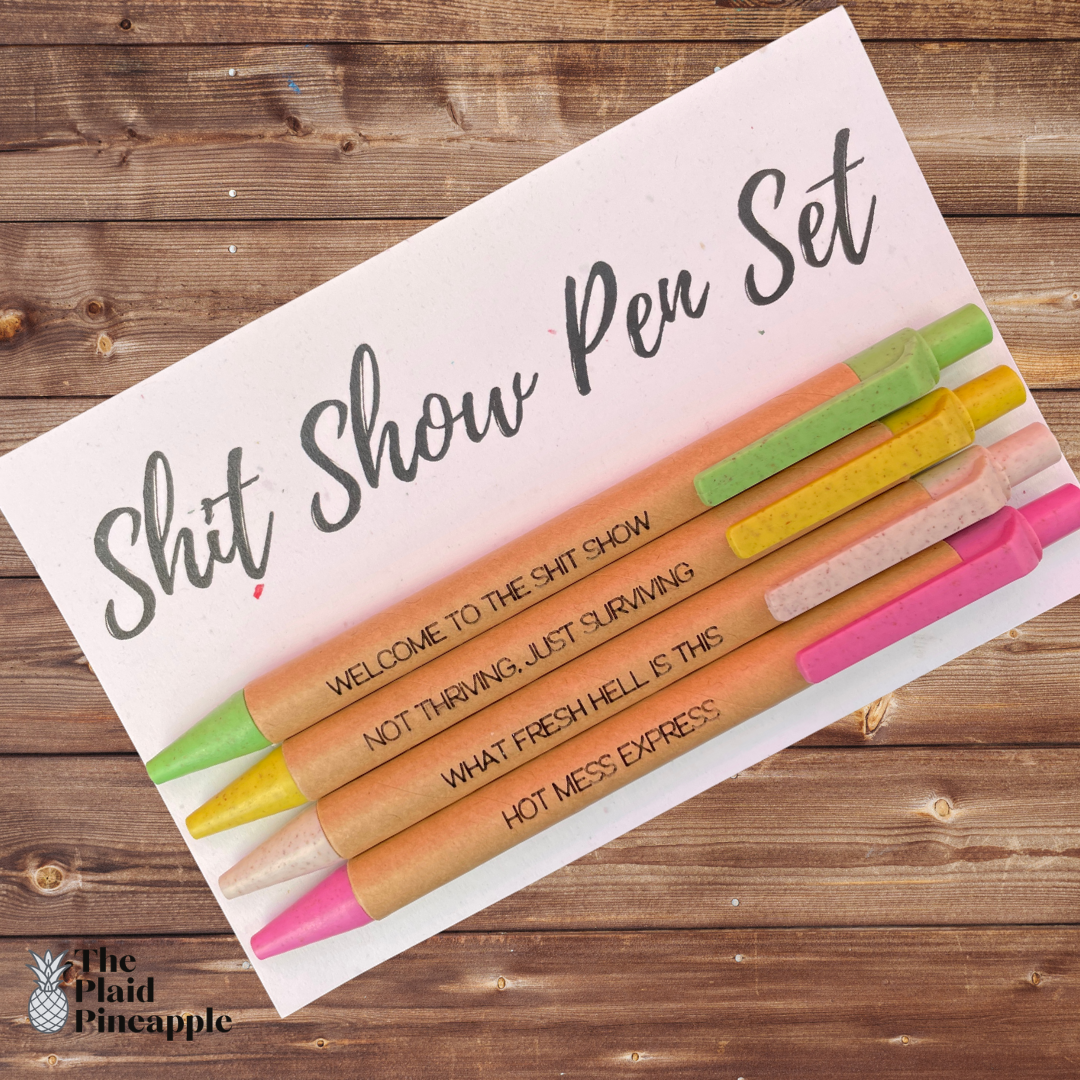Eco Friendly Pen Set - Shit Show