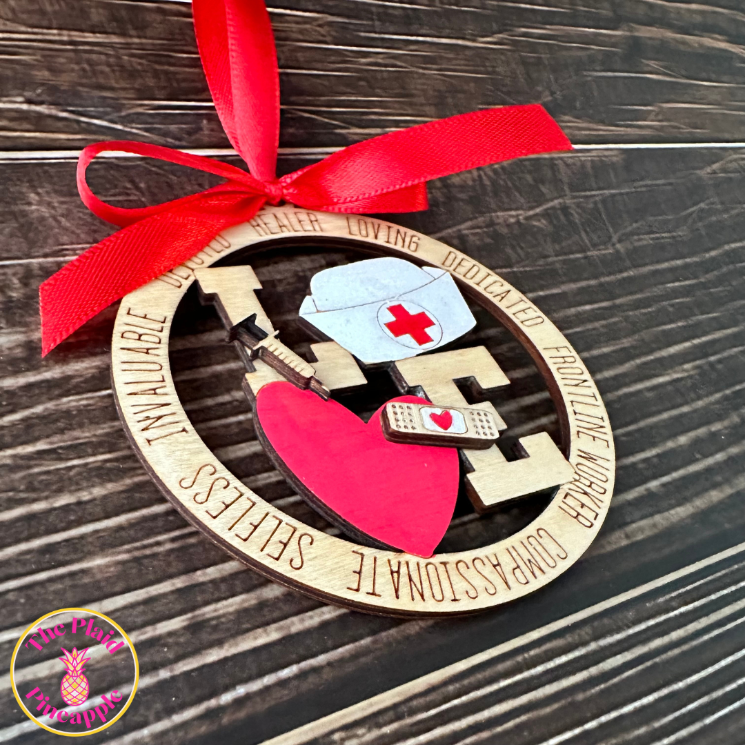 Nurse Love Ornament