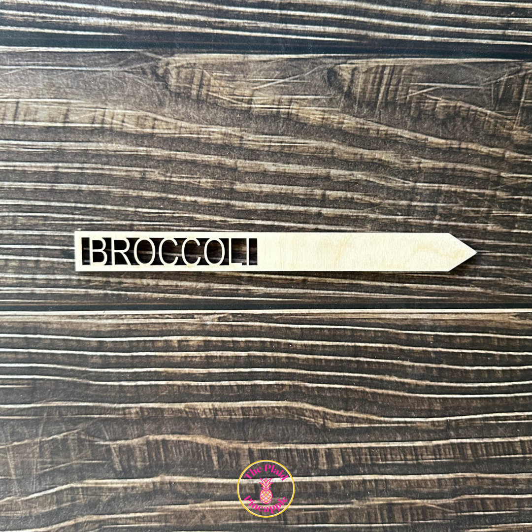 Wooden Garden Markers - 7"