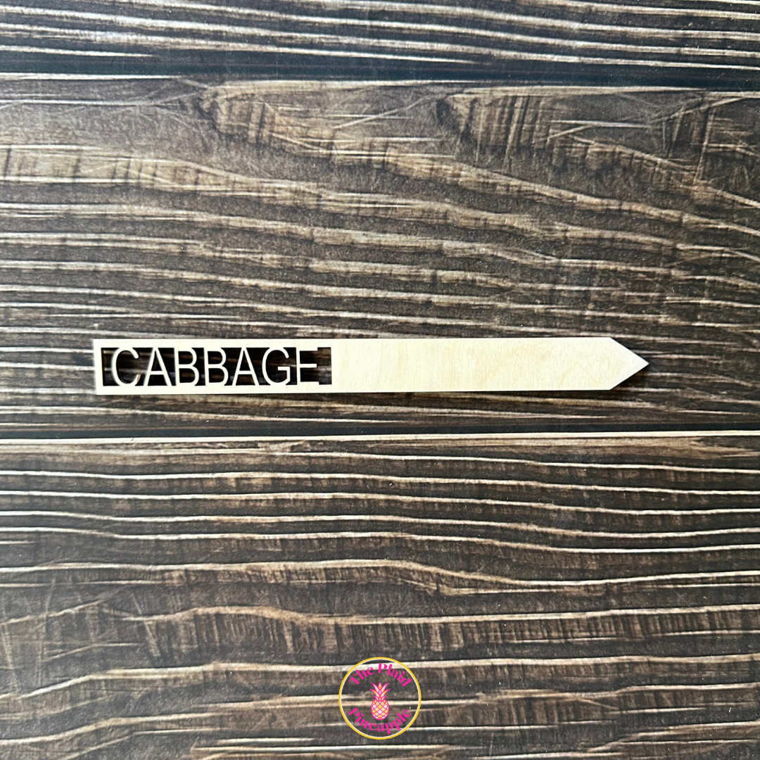 Wooden Garden Markers - 7"