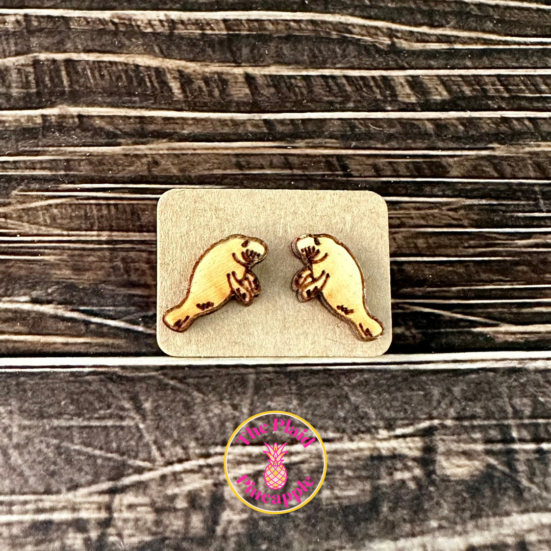 Earrings - Manatee