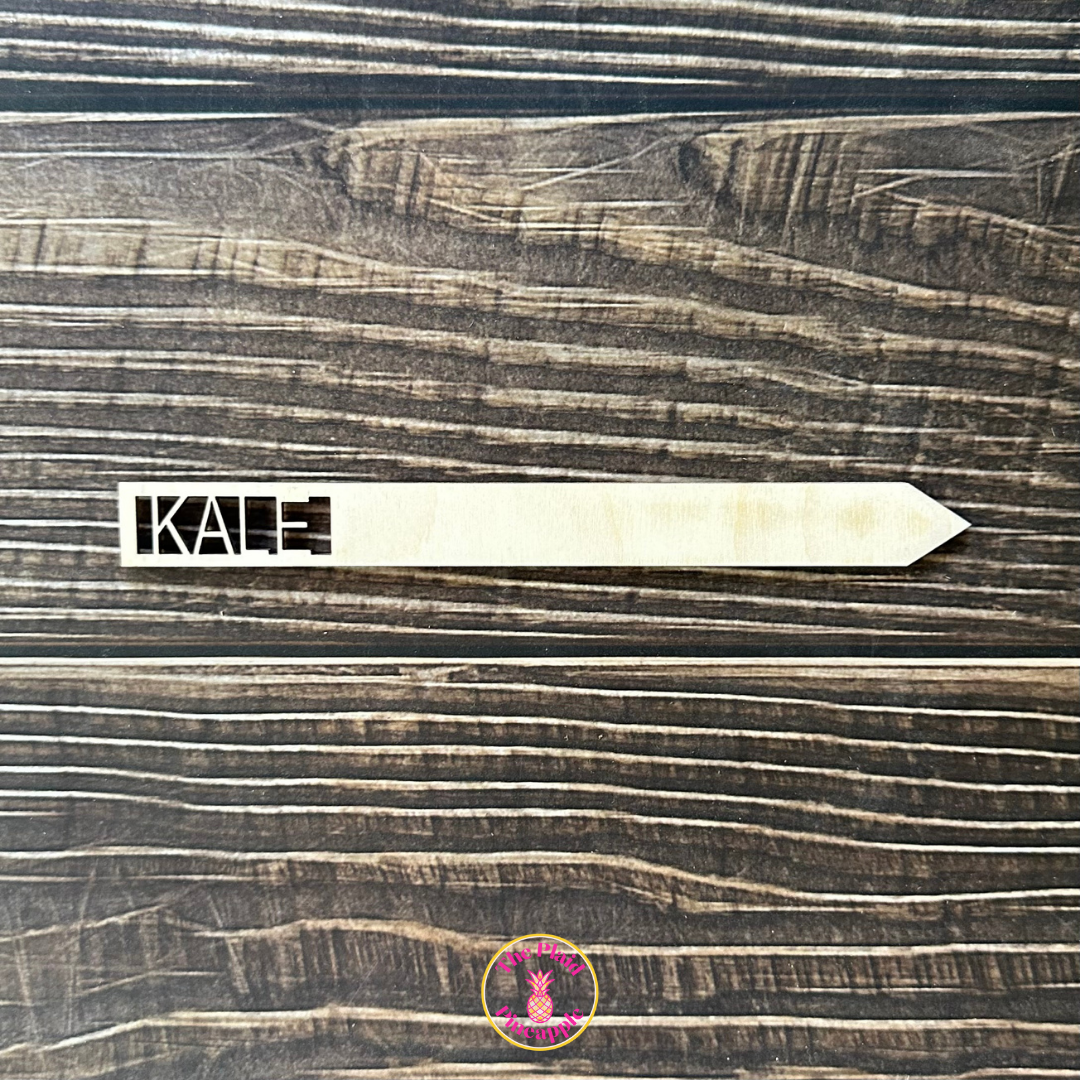 Wooden Garden Markers - 7"