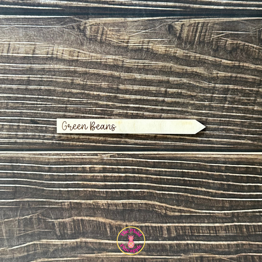 Wooden Garden Markers - 5"