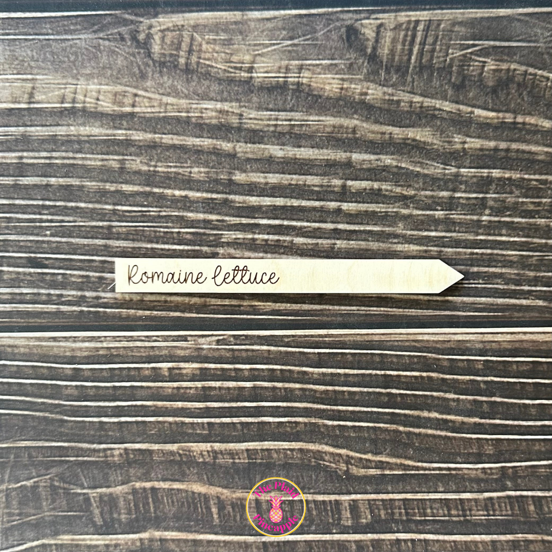 Wooden Garden Markers - 5"