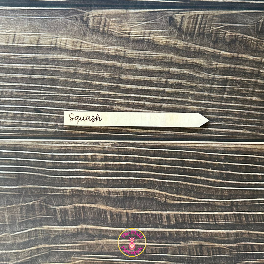 Wooden Garden Markers - 5"