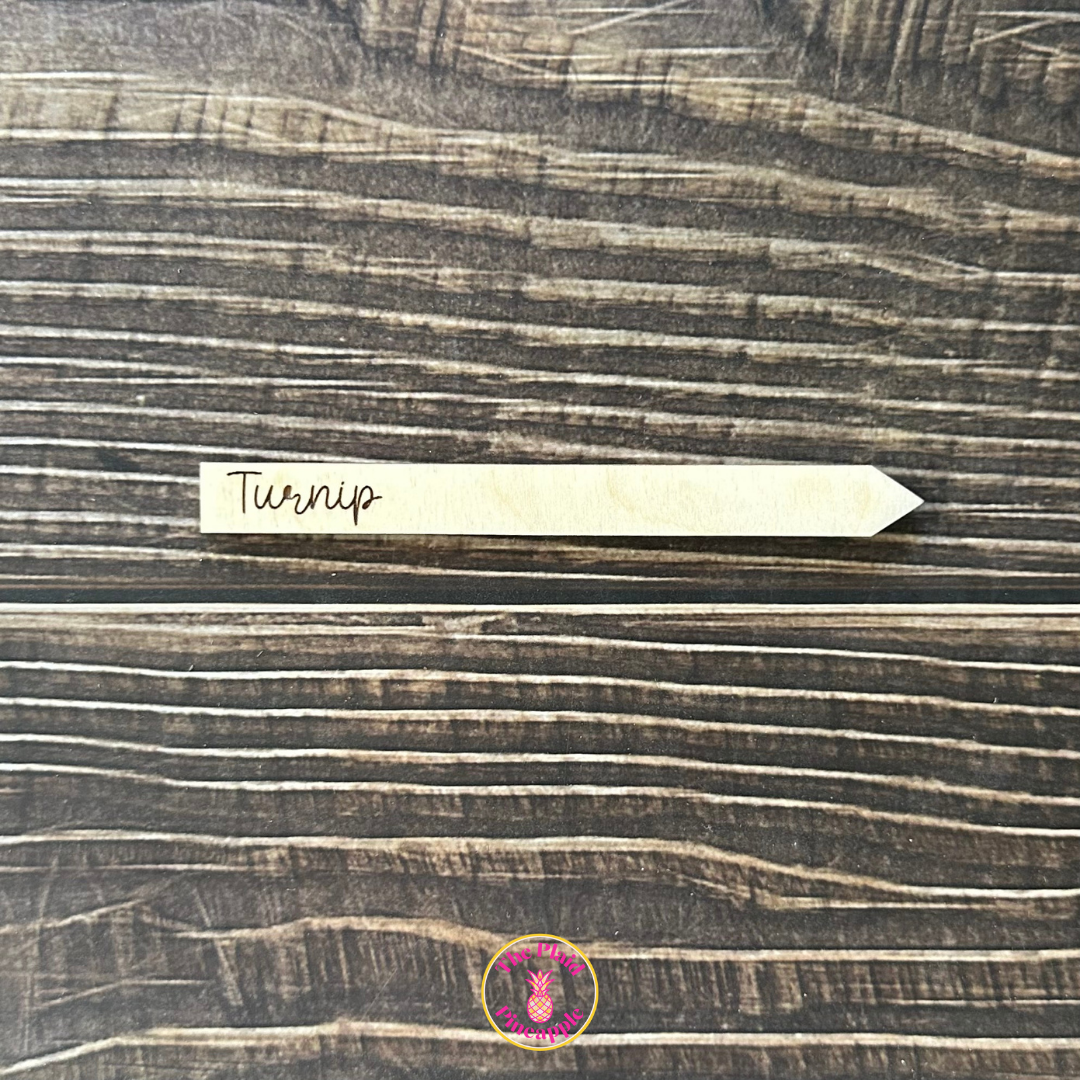 Wooden Garden Markers - 5"