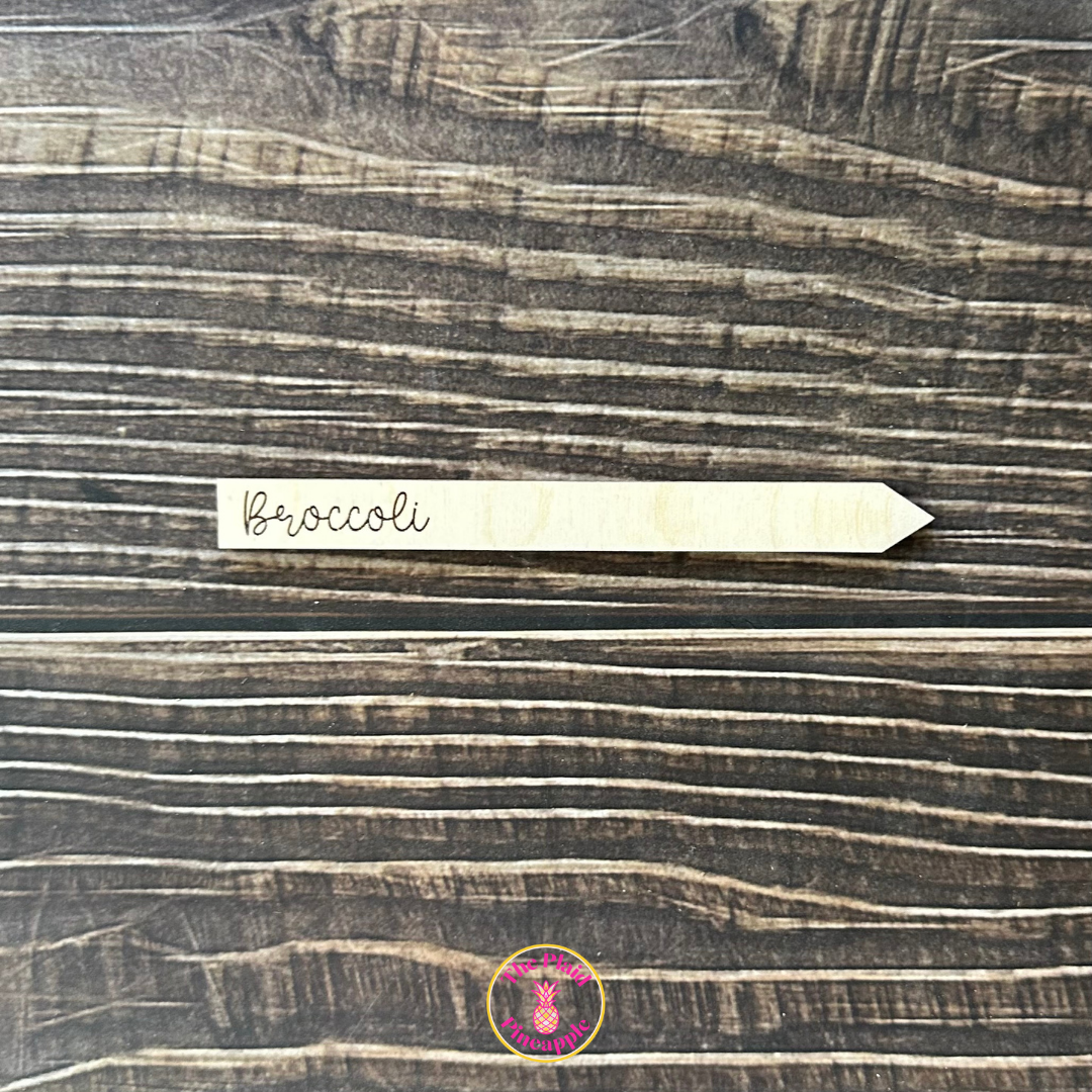 Wooden Garden Markers - 5"