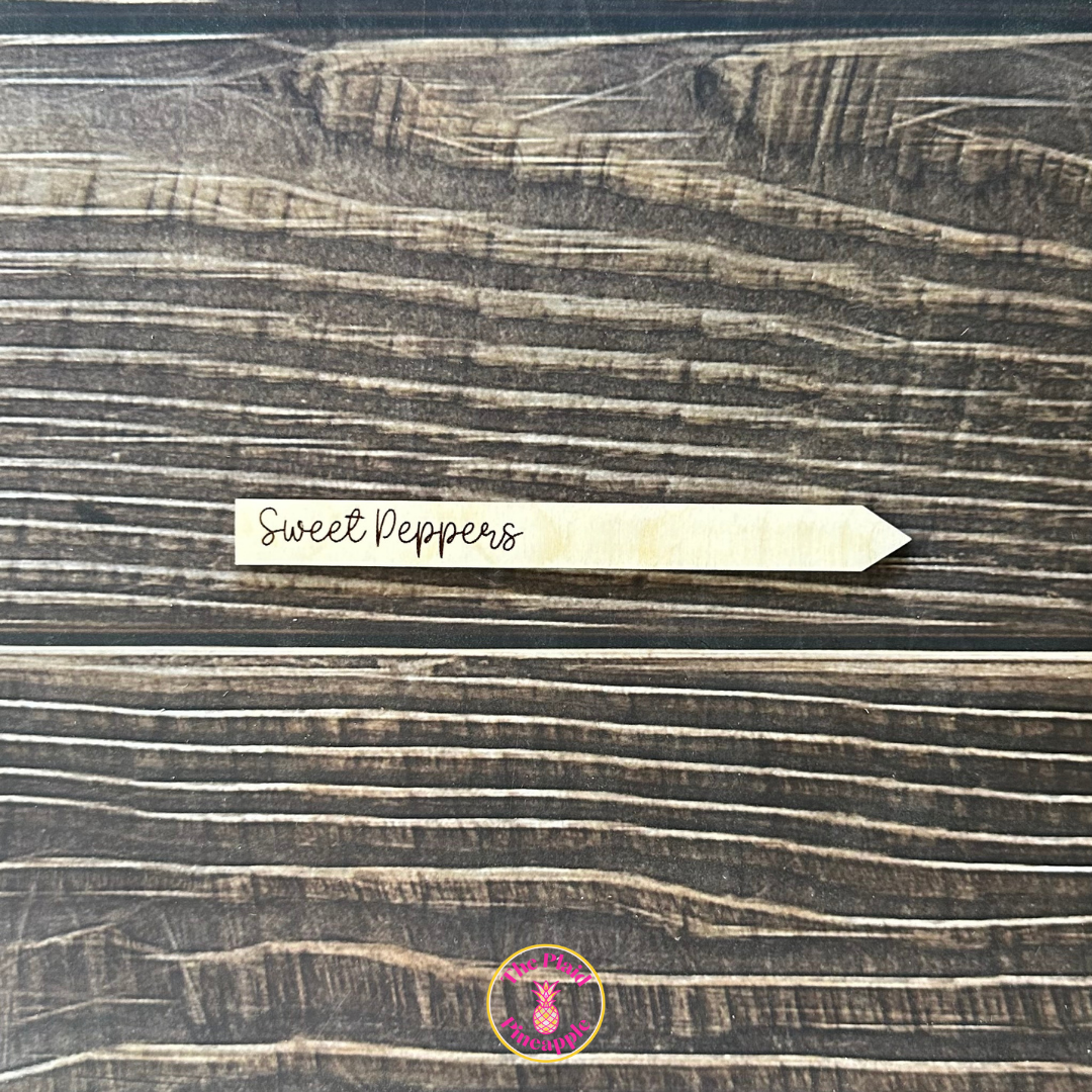 Wooden Garden Markers - 5"