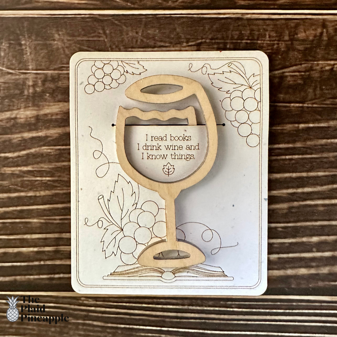 Bookmark - Wine Glass