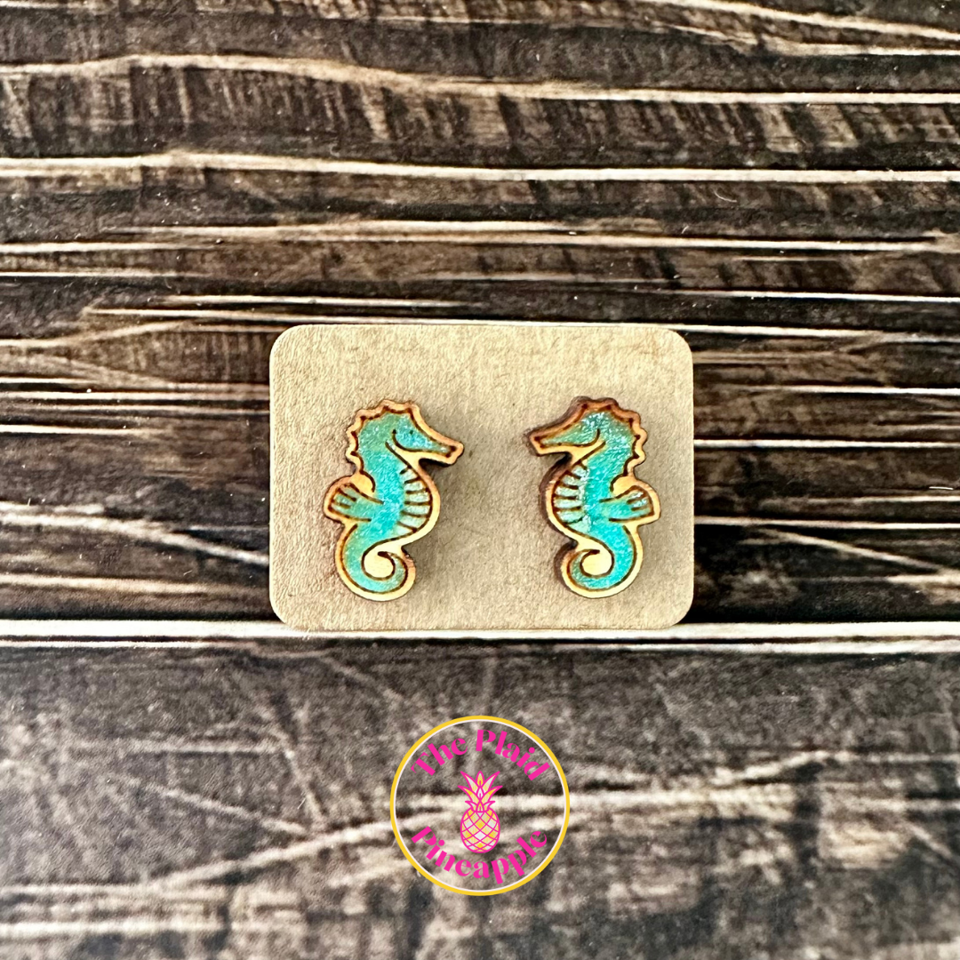 Earrings - Seahorse