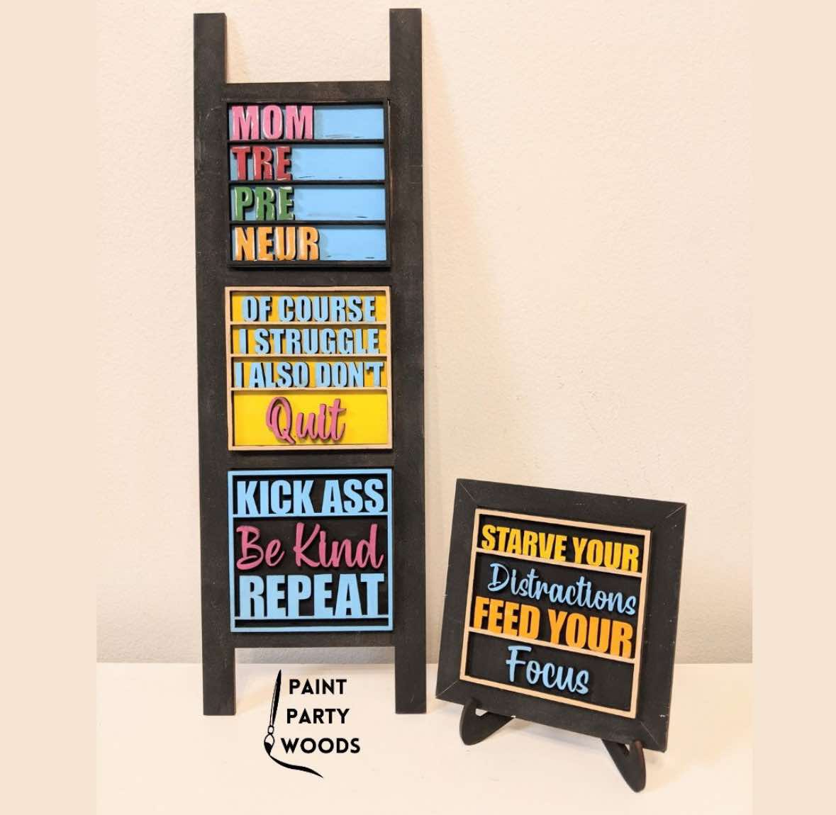 International Women's Day Ladder (Single Frame & One Insert)