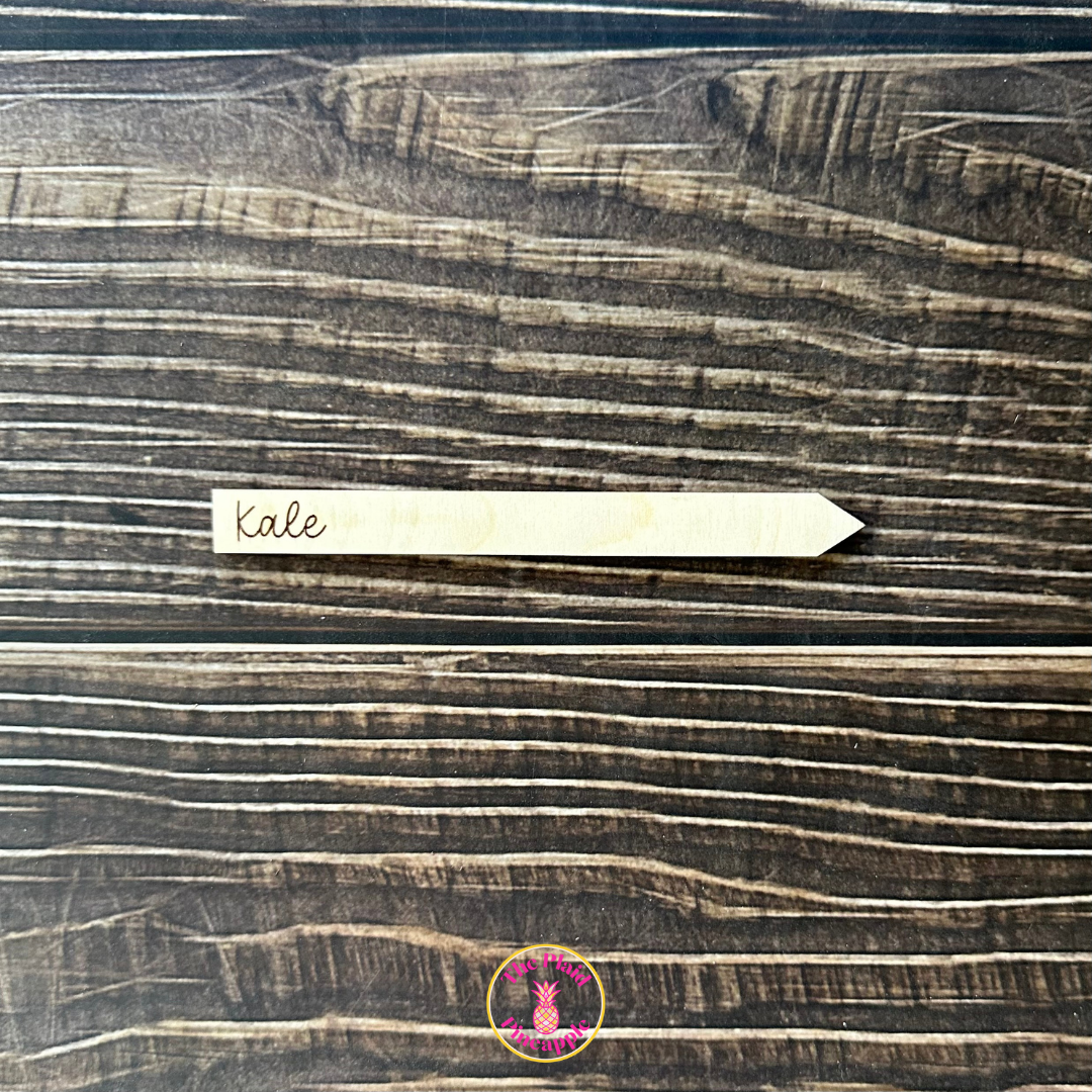 Wooden Garden Markers - 5"