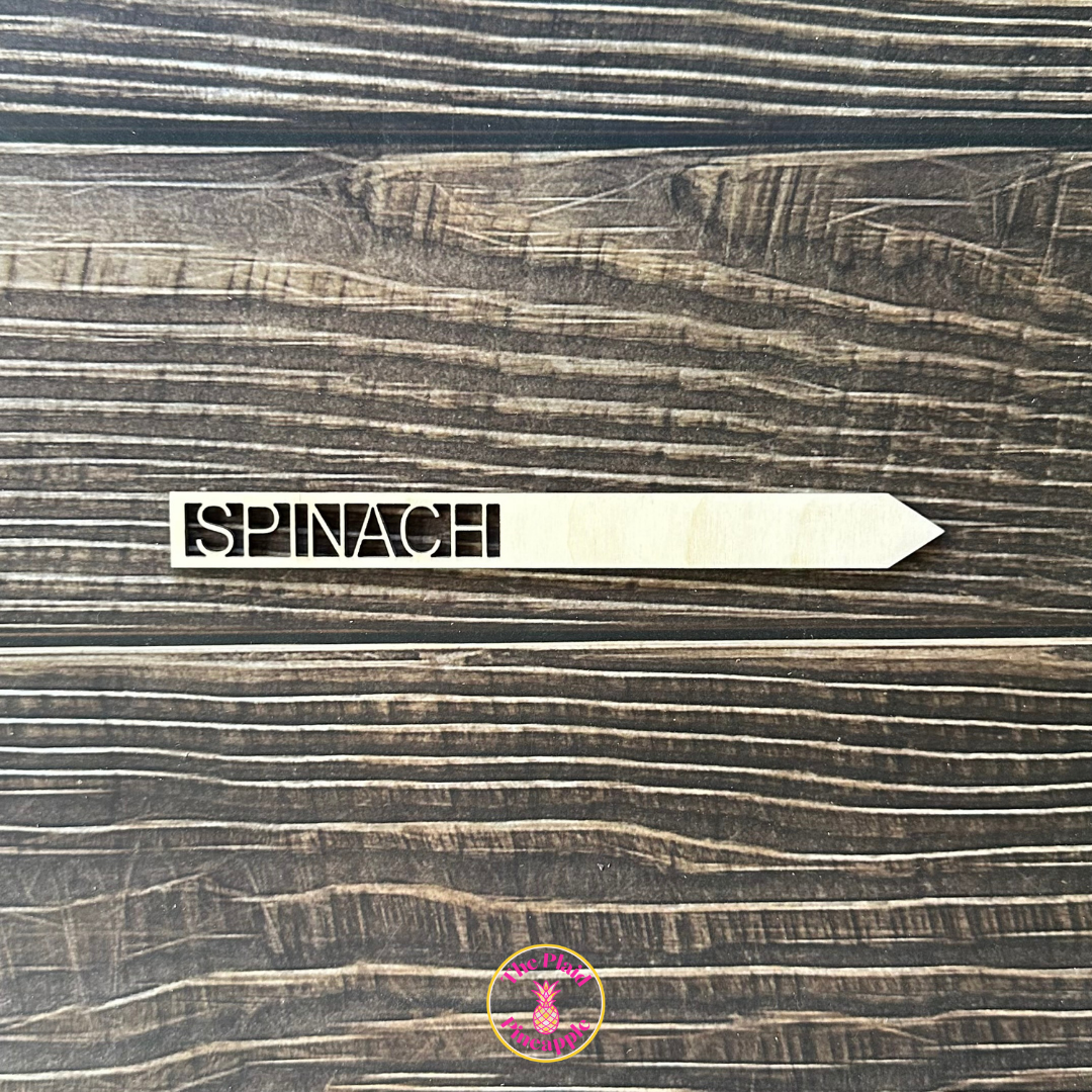 Wooden Garden Markers - 7"