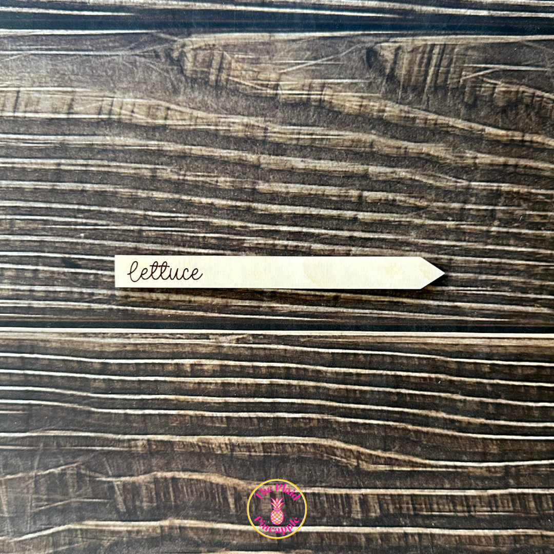 Wooden Garden Markers - 5"