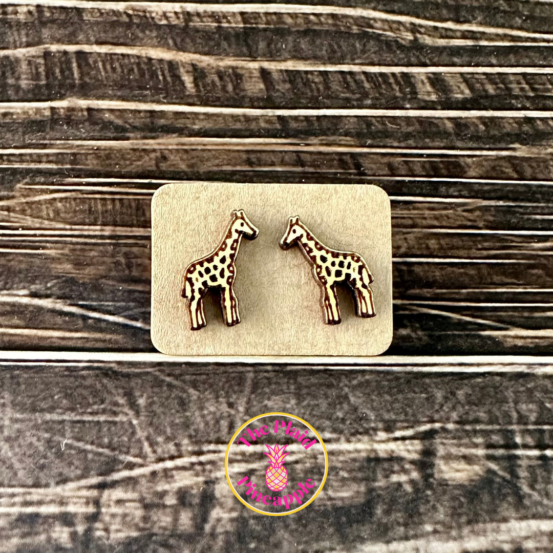 Earrings - Giraffe
