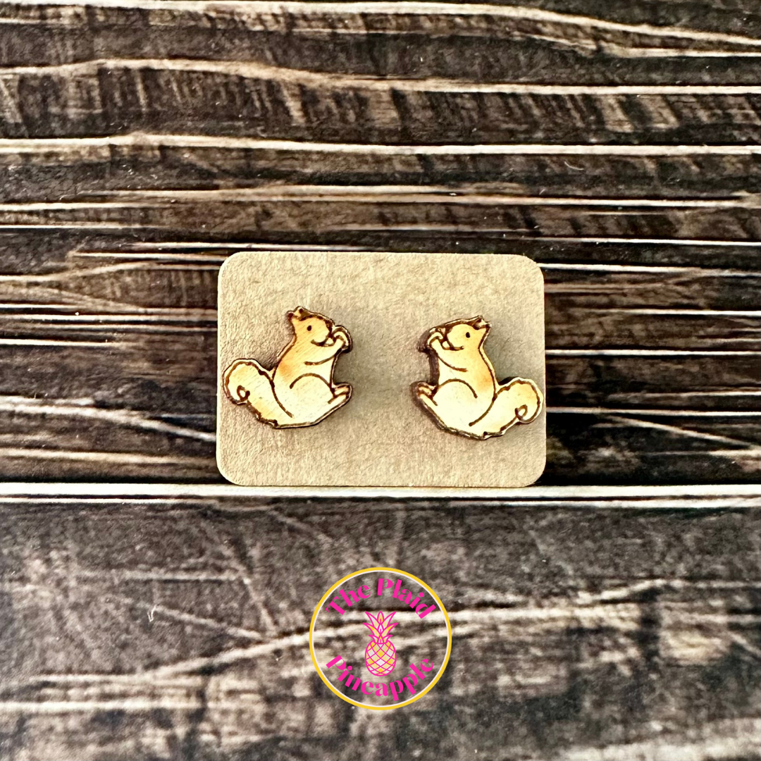 Earrings - Squirrels