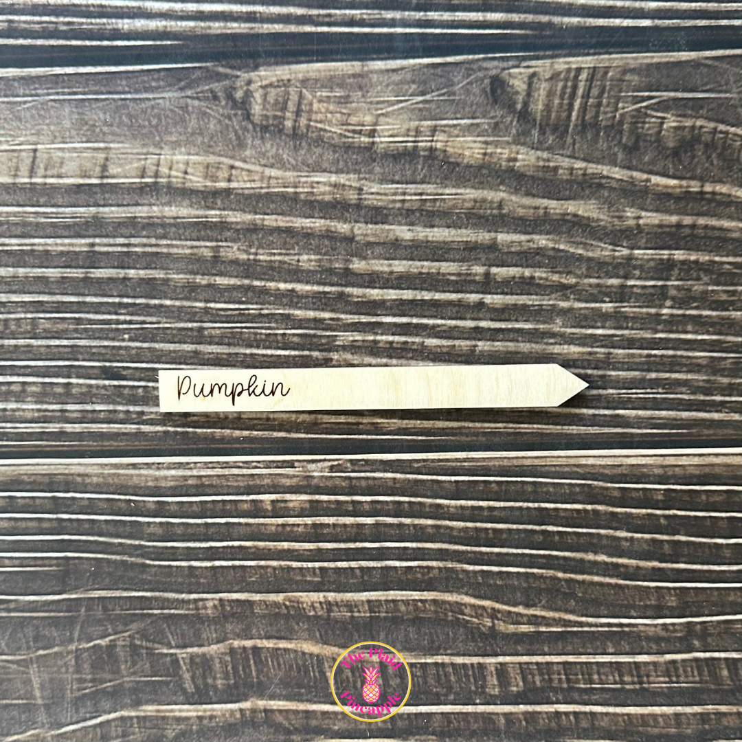 Wooden Garden Markers - 5"