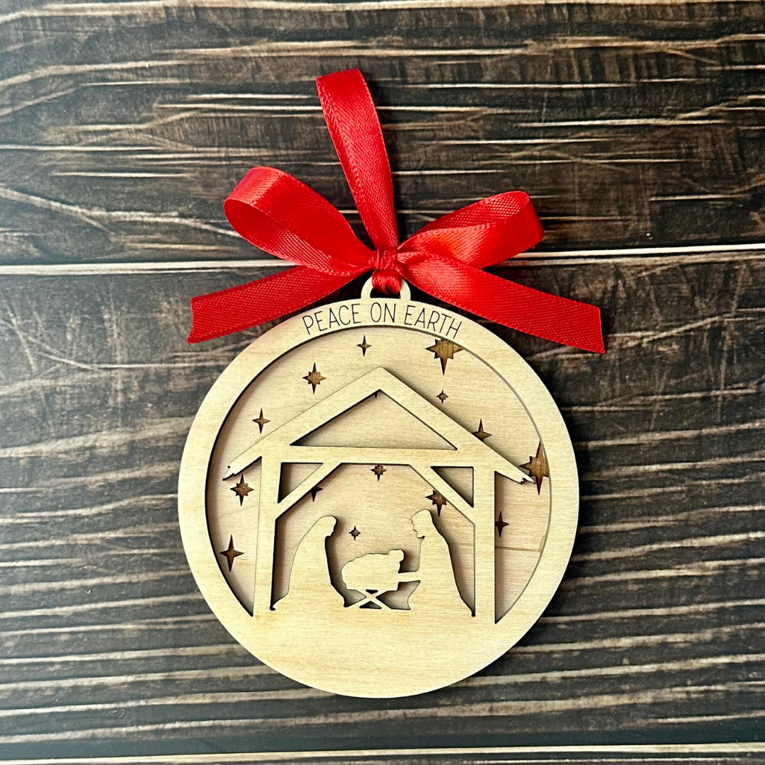 Peace on Earth Ornament